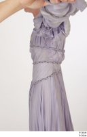  Photos Woman in Historical Dress 24 16th century Grey dress Historical Clothing upper body 0002.jpg